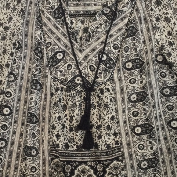 Lucky Brand women’s blouse. Peasant style. Size XS - Picture 3 of 10